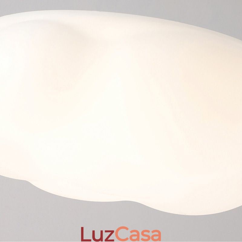 Luminária de teto nórdica em forma de nuvem