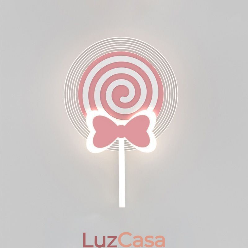 Luminária de teto moderna Lollipop Luz de teto infantil