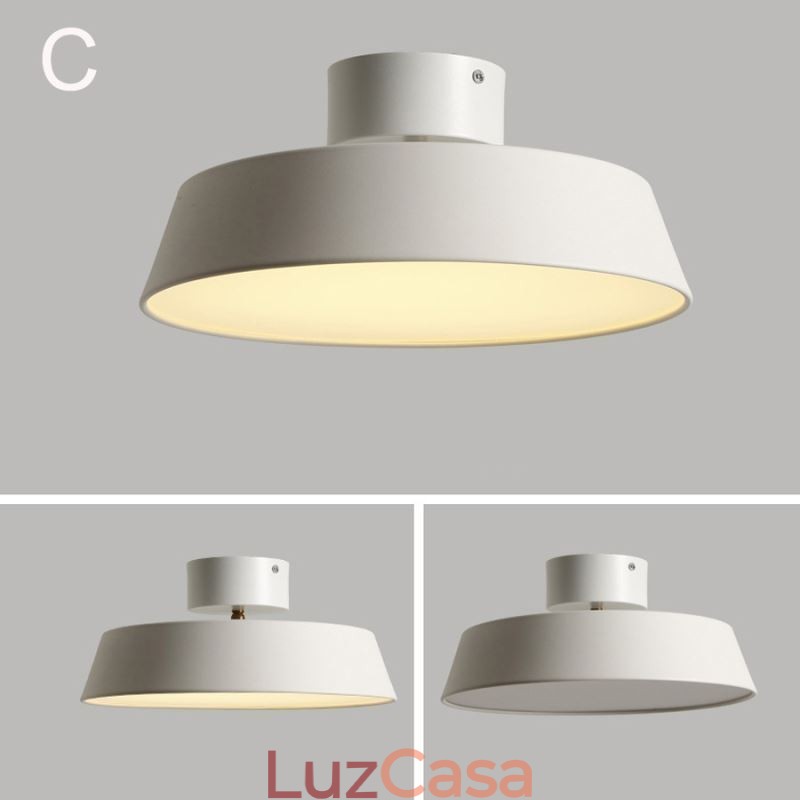 Luminária de teto moderna para varanda Nordic Macaron Ceiling Light