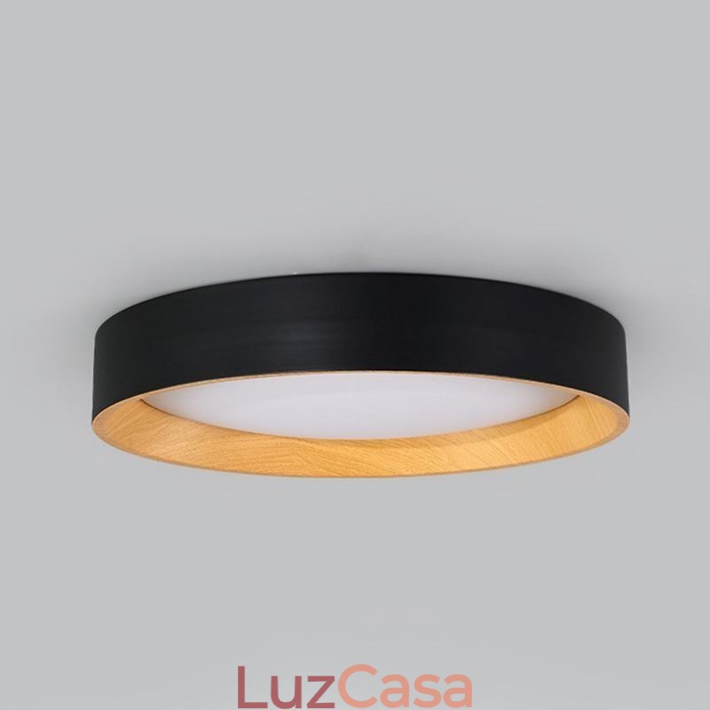 Luminária de teto moderna minimalista embutida no painel