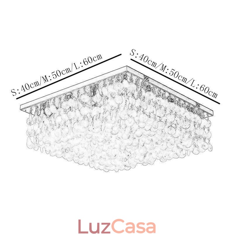 Lustre de teto moderno com concha branca e montagem embutida