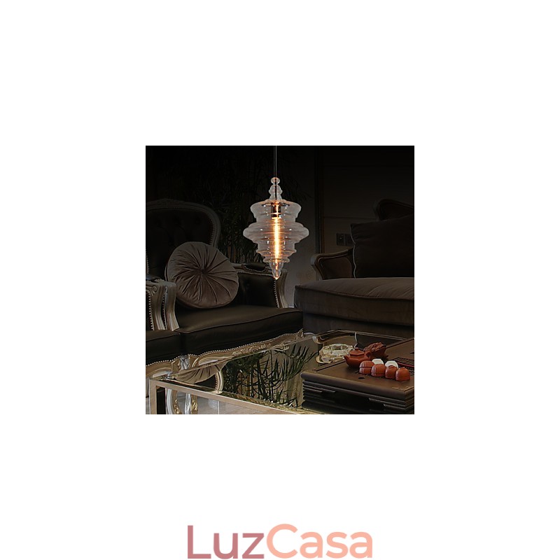 Luminária pendente moderna com 1 luz