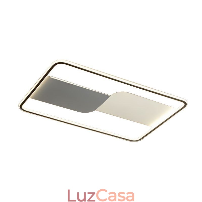 Luminárias de teto modernas Luminárias de teto retangulares embutidas 90*60cm
