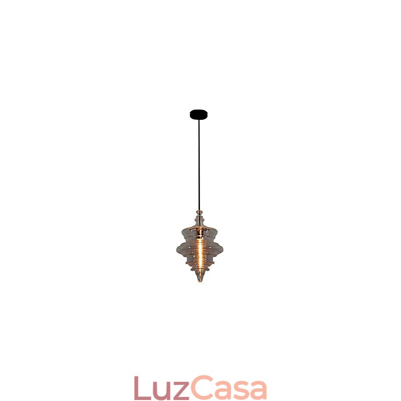 Luminária pendente moderna com 1 luz