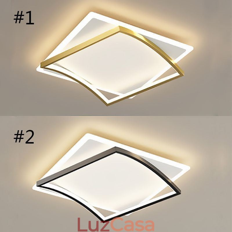 Luminárias de teto modernas Luminárias de teto embutidas