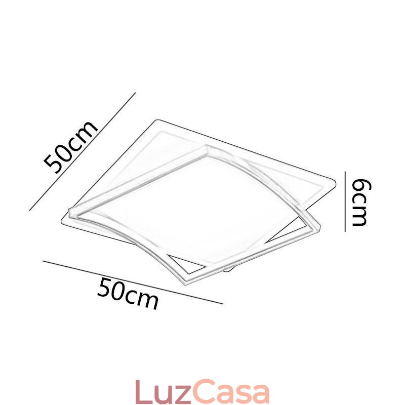 Luminárias de teto modernas Luminárias de teto embutidas