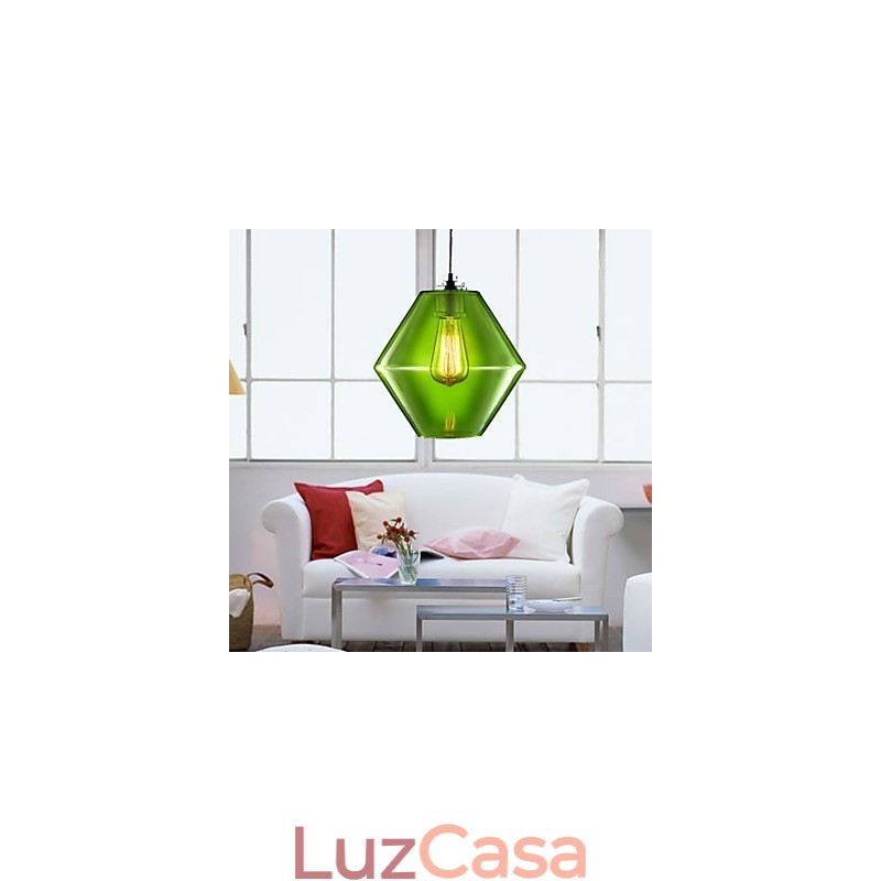 Lustre Mini Estilo Moderno Contemporâneo Vidro