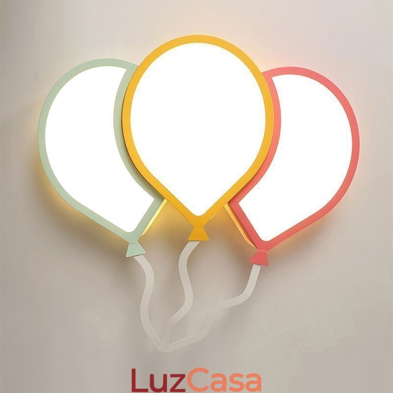 Luminária de teto embutida moderna, luminária de teto com abajur de balão adorável