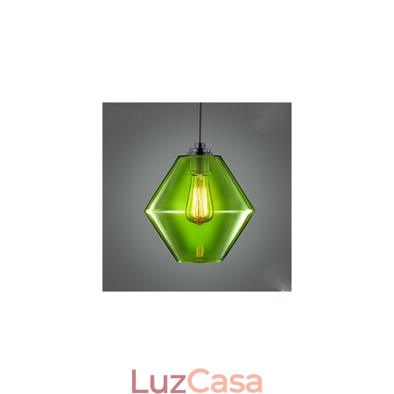 Lustre Mini Estilo Moderno Contemporâneo Vidro