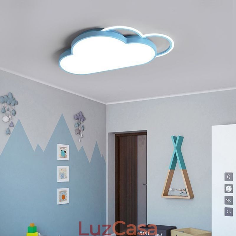 Luzes modernas em forma de nuvem, luminária de teto embutida