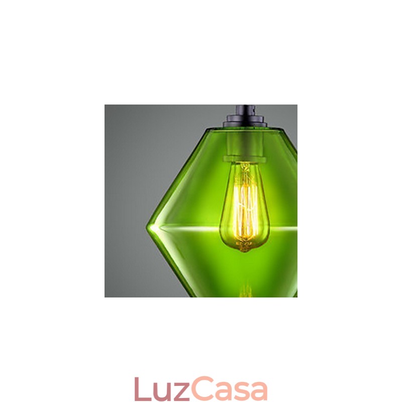 Lustre Mini Estilo Moderno Contemporâneo Vidro