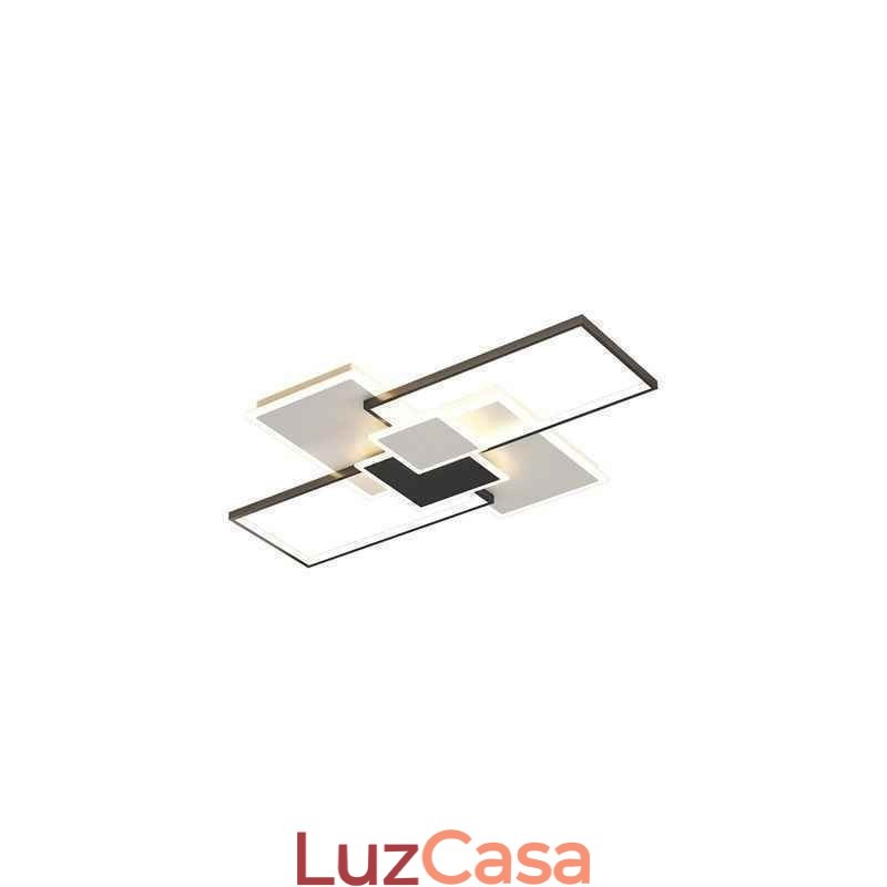Luminária de teto moderna quadrada de acrílico embutida para teto