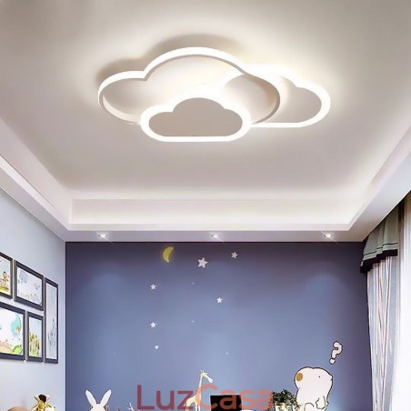 Luzes de acrílico criativas modernas em forma de nuvem, luz de teto embutida Luzes de acrílico criativas modernas em forma de nuvem, luz de teto embutida