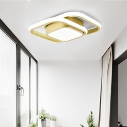 Luminária de teto moderna quadrada