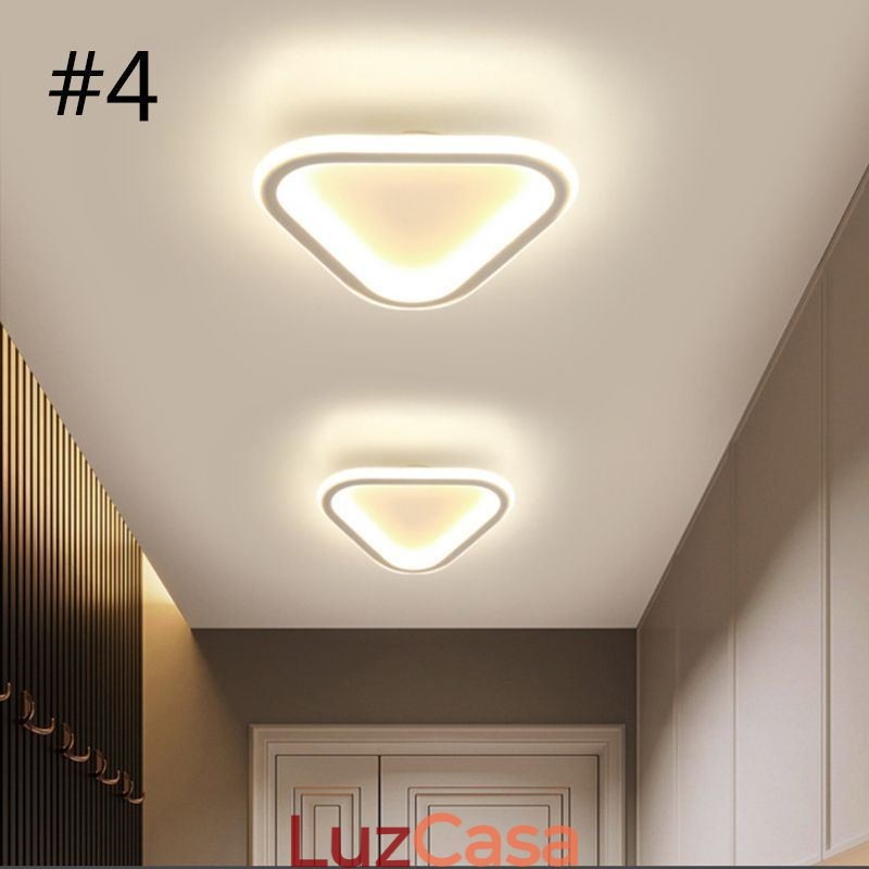 Luminária de teto embutida redonda para escada