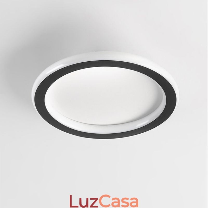 Luminária de teto embutida redonda para escada