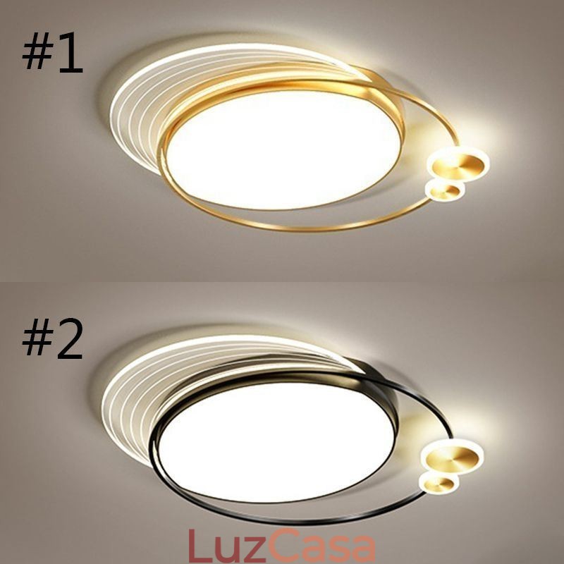 Luminária de teto embutida com controle remoto