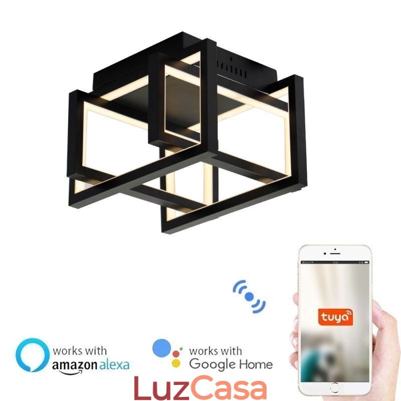 Luminária de teto inteligente WiFi Luminária de teto embutida