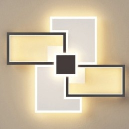 Luminária de teto quadrada embutida