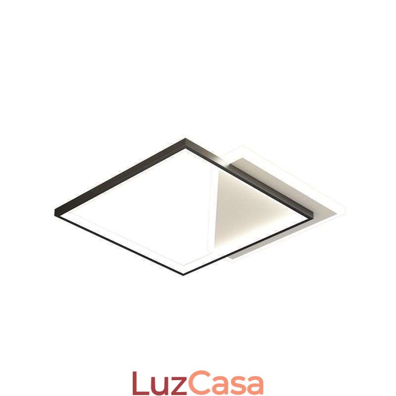 Luminária de teto moderna embutida