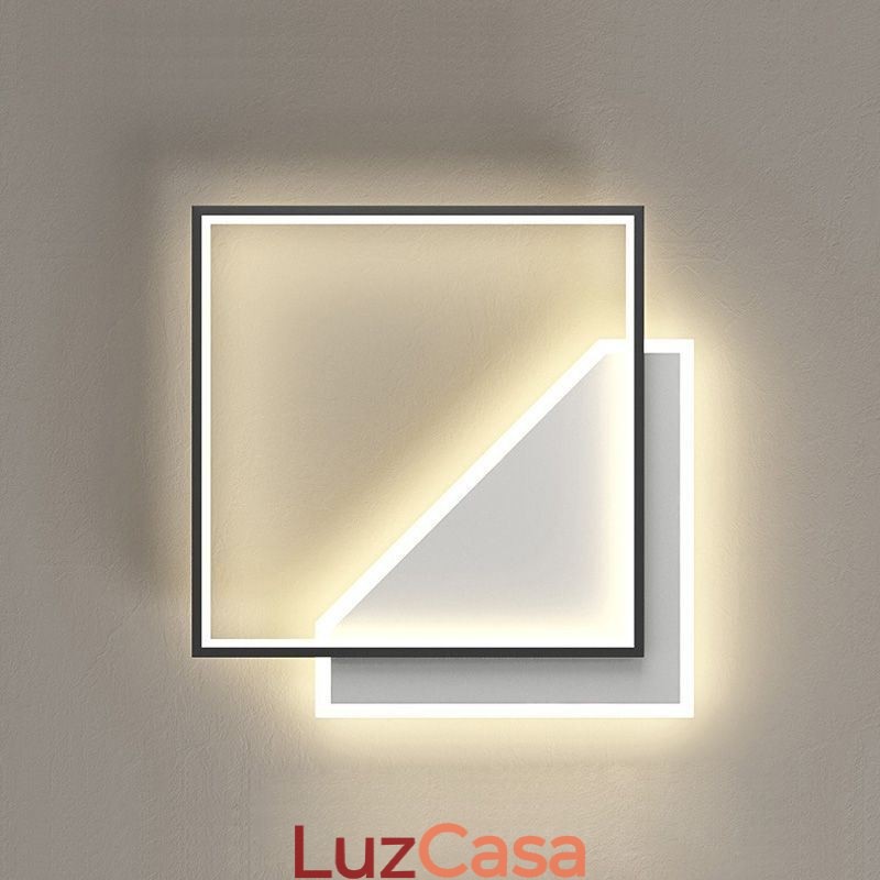 Luminária de teto moderna embutida
