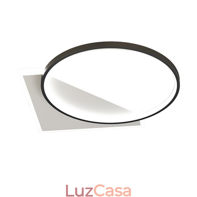 Luminária de teto moderna embutida