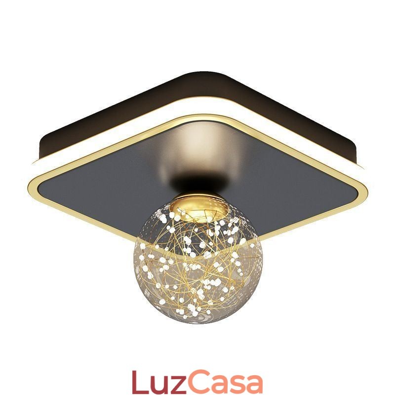 Luminária de teto embutida para decoração de casa