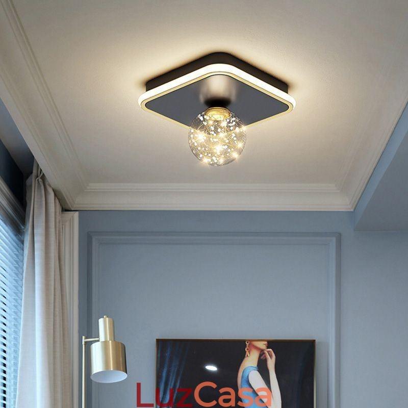 Luminária de teto embutida para decoração de casa