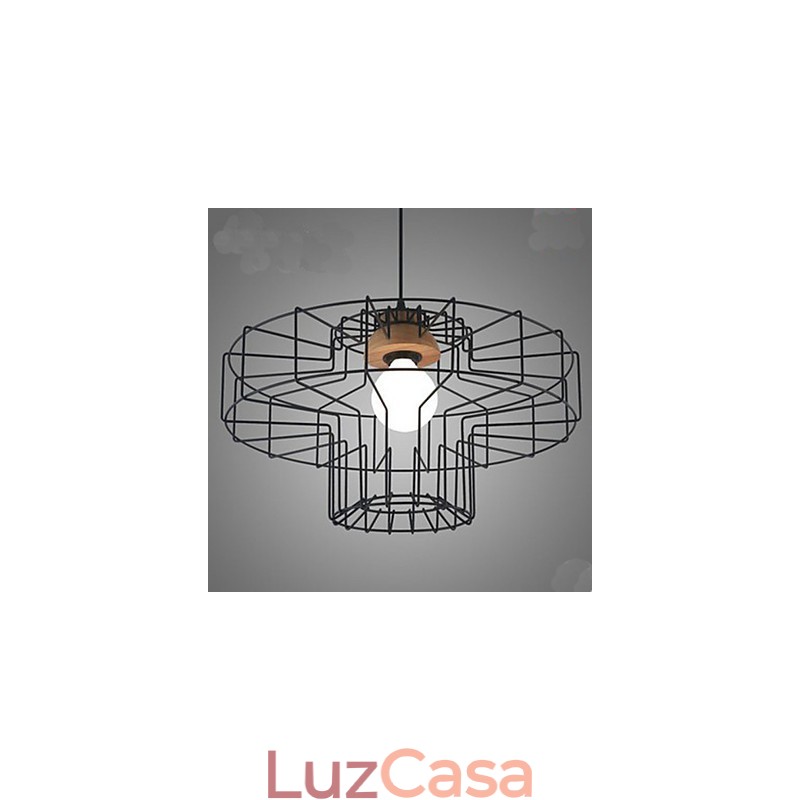 Lustre de ferro de cabeça única Lustre Retro Mesh