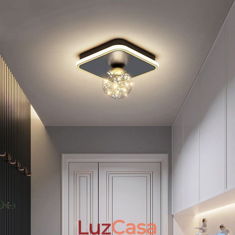 Luminária de teto embutida para decoração de casa