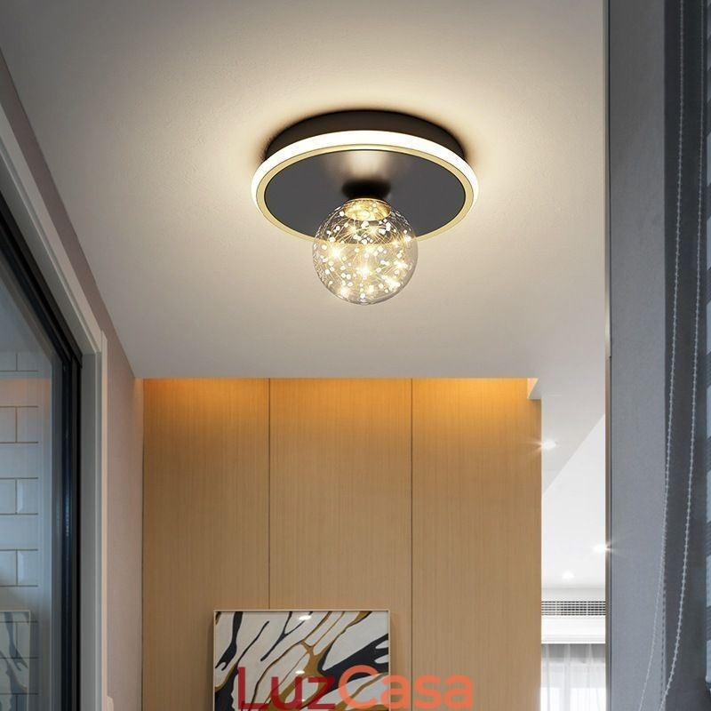 Luminária de teto embutida para decoração de casa