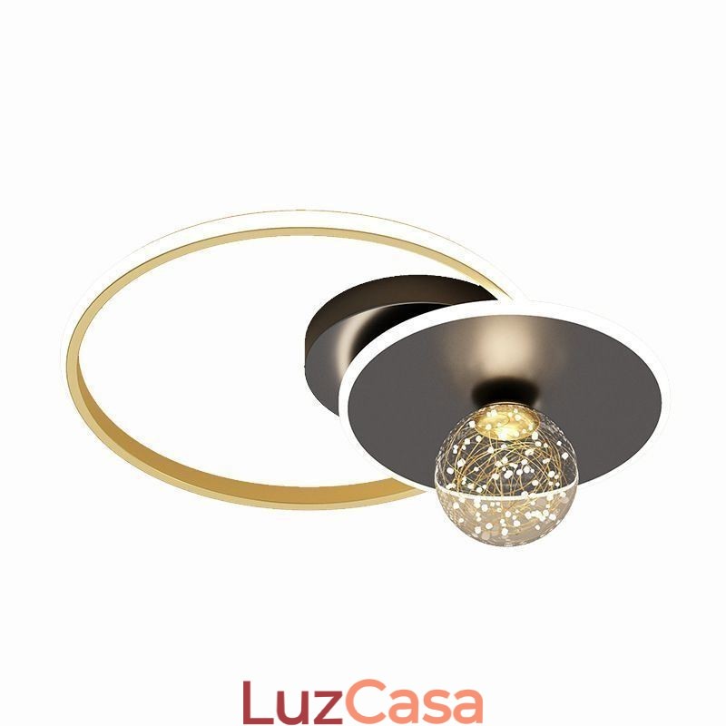 Luminária de teto minimalista para decoração de casa embutida