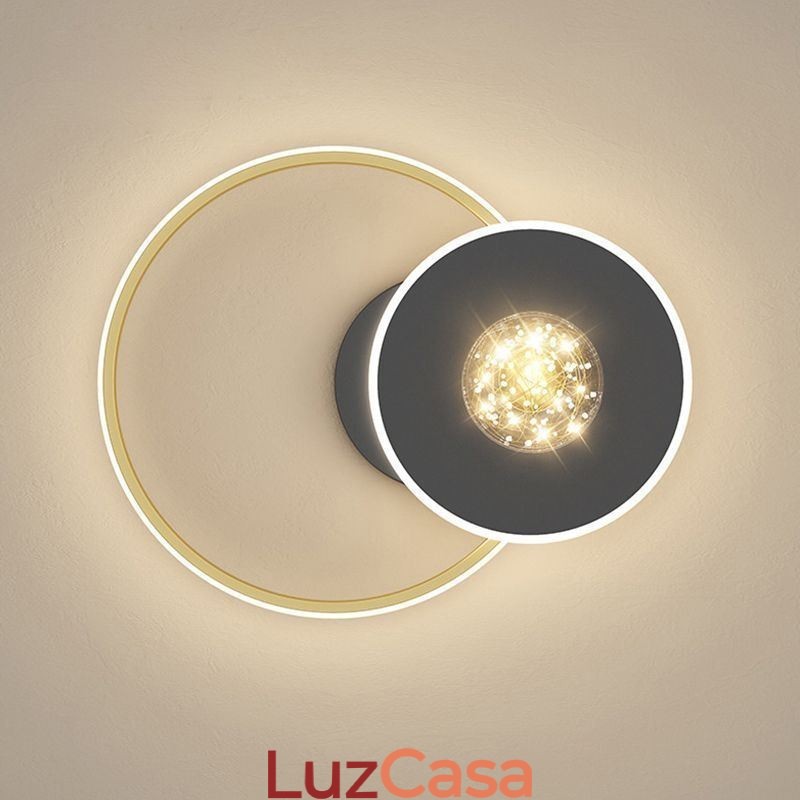 Luminária de teto minimalista para decoração de casa embutida