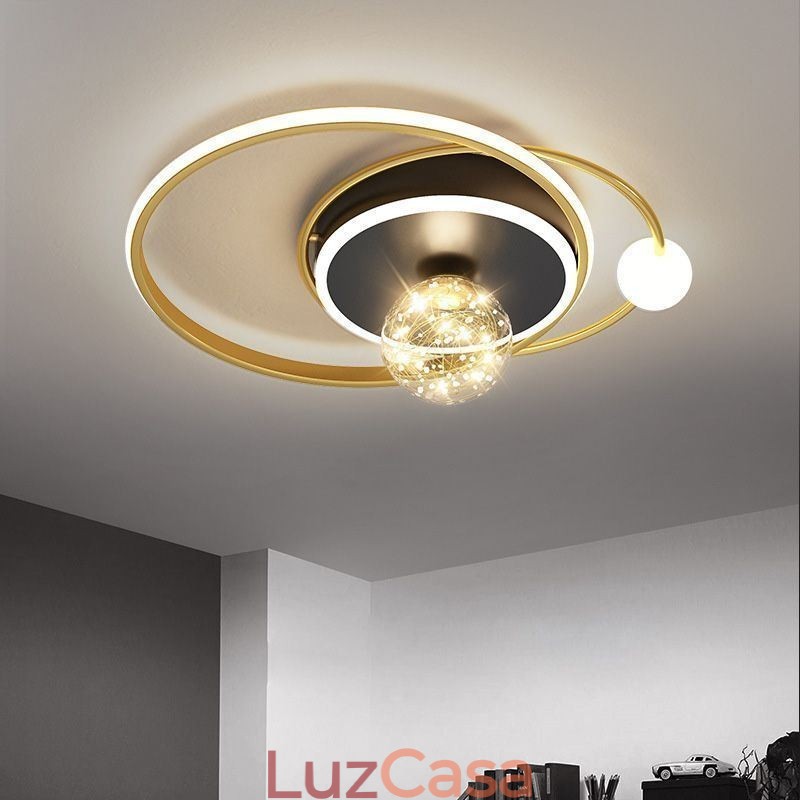 Luminária de teto embutida para decoração de casa