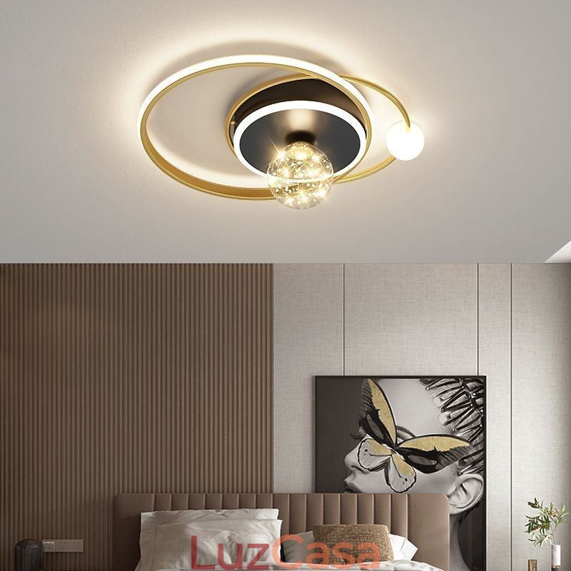 Luminária de teto embutida para decoração de casa