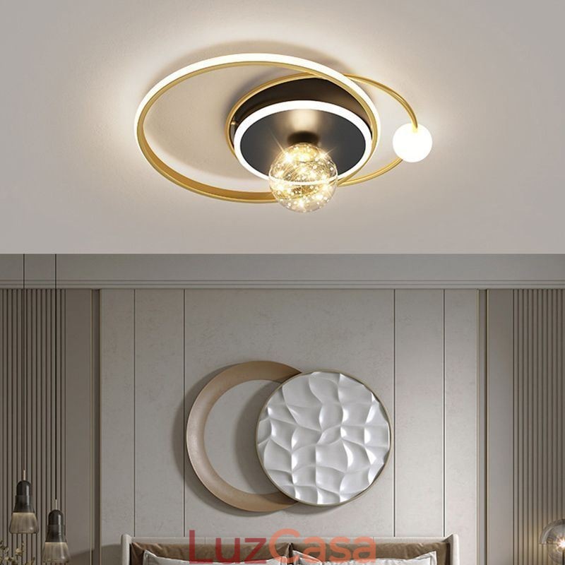 Luminária de teto embutida para decoração de casa