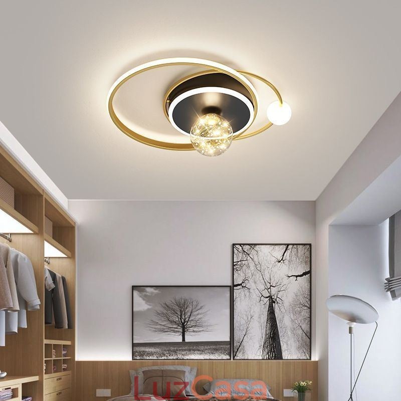 Luminária de teto embutida para decoração de casa