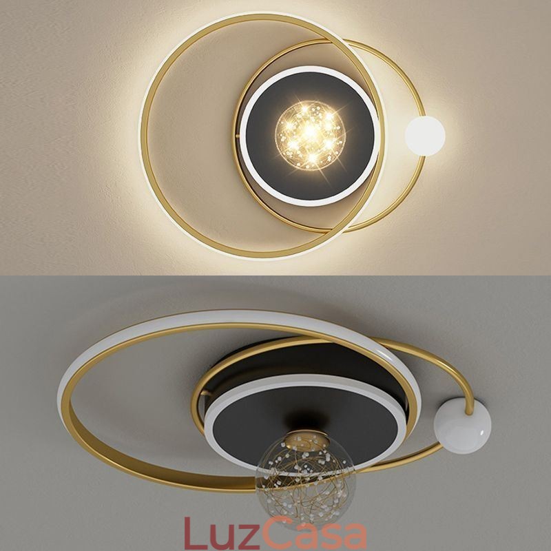 Luminária de teto embutida para decoração de casa
