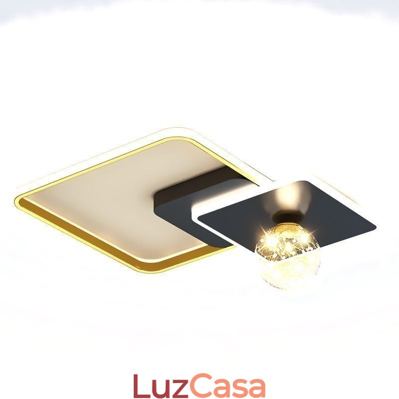 Luminária de teto embutida para decoração de casa