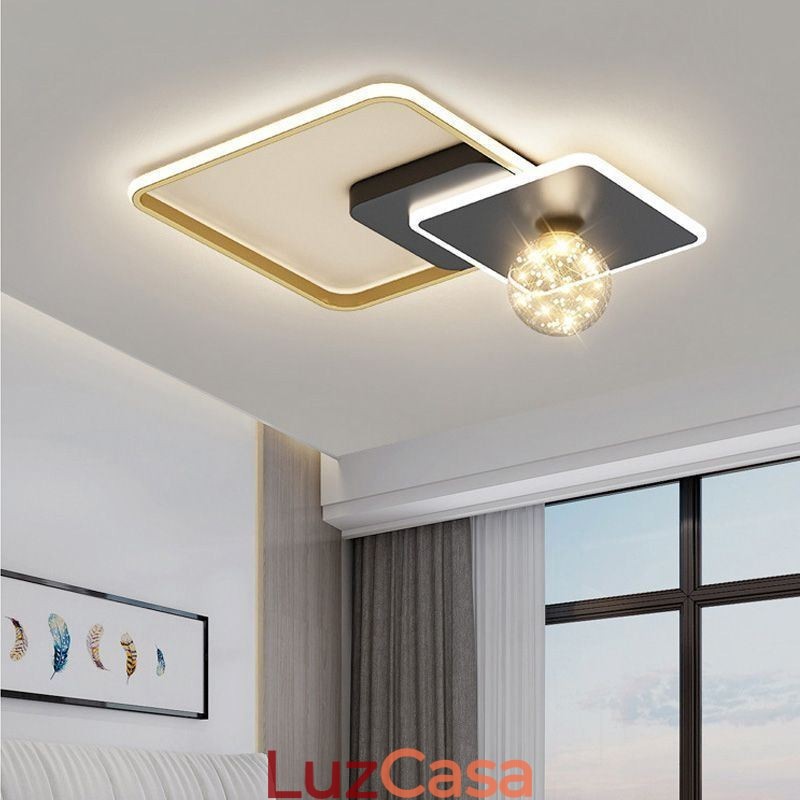 Luminária de teto embutida para decoração de casa