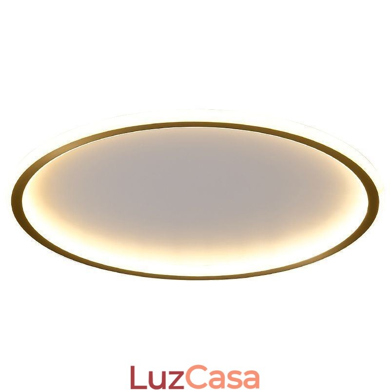 Luminária de teto embutida Luminárias redondas Tricolor Dimming