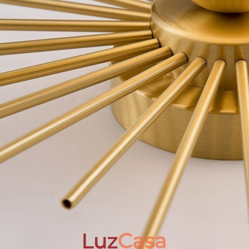 Luminária de teto moderna embutida de 1 luz, luminária de teto globo