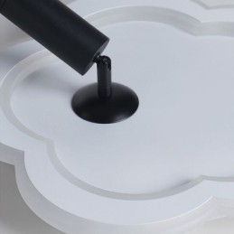 Spot de teto em forma de flor de acrílico de montagem embutida