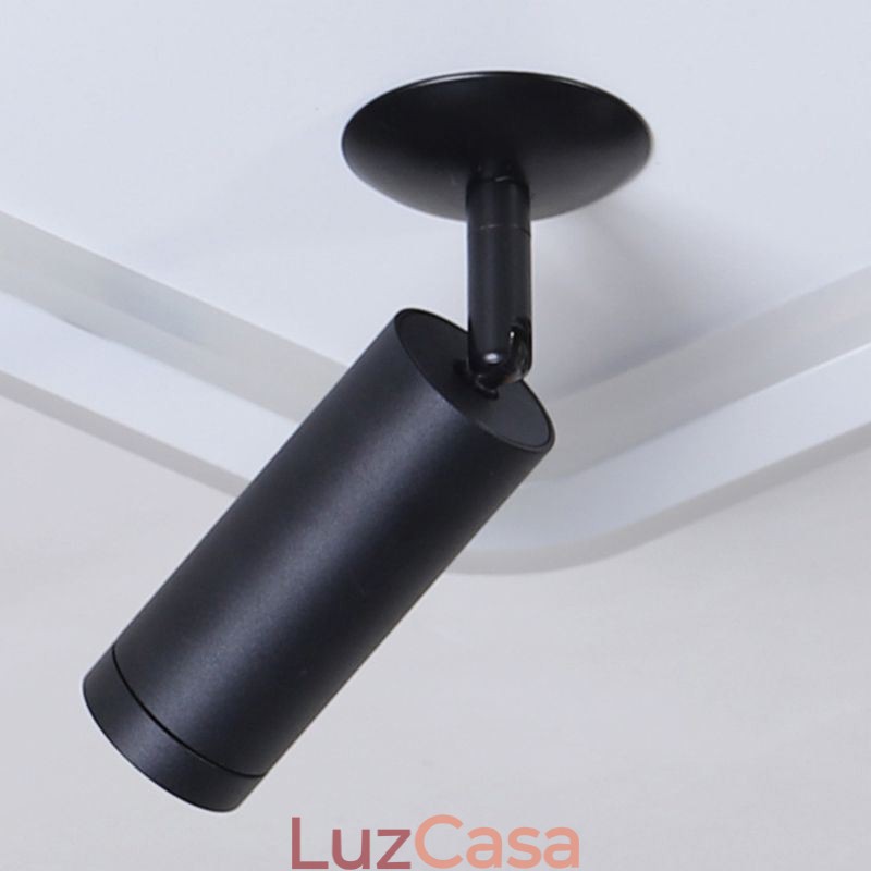 Spot de acrílico quadrado embutido para teto