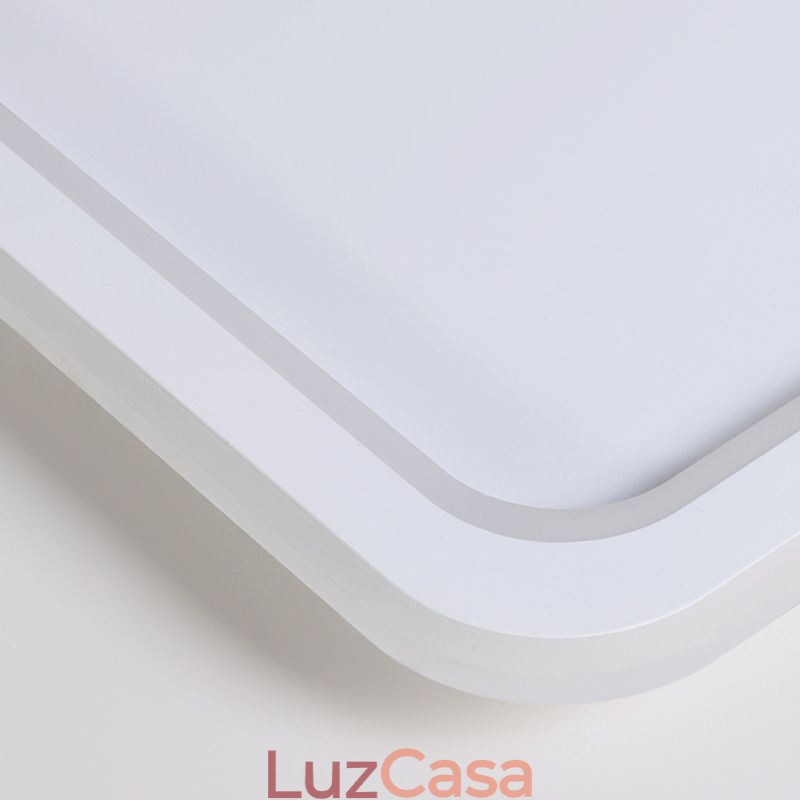 Spot de acrílico quadrado embutido para teto