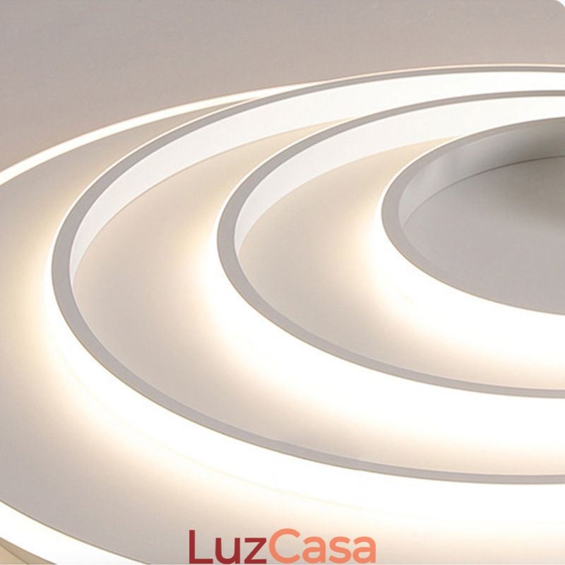 Luminária de teto criativa em acrílico embutida Spotlight