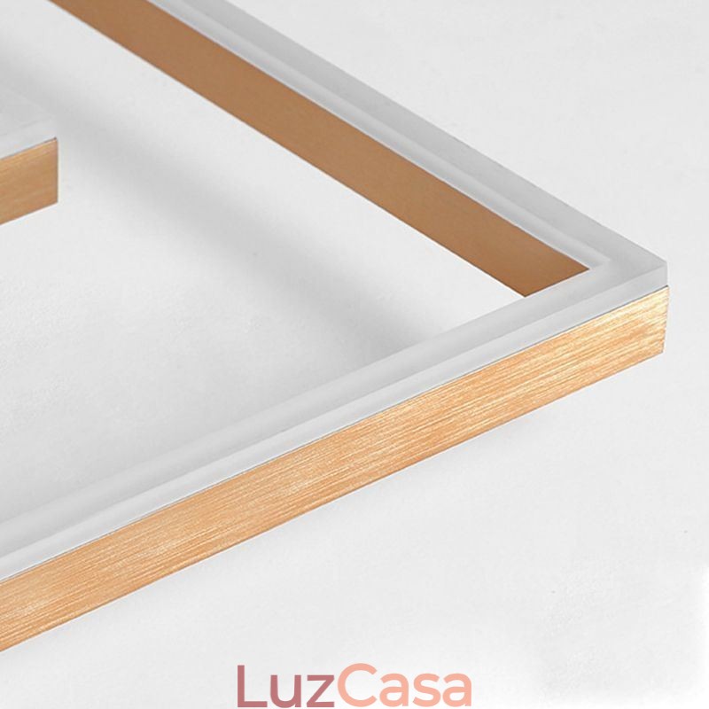 Luminária de teto acrílica minimalista embutida Spotlight