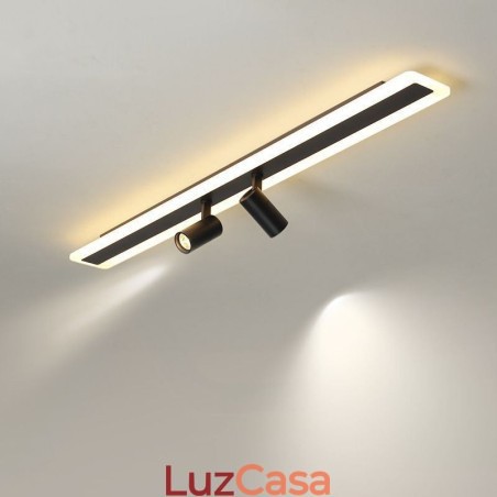 Luminária de teto acrílica de montagem embutida linear Spotlight Luminária de teto acrílica de montagem embutida linear Spotlight