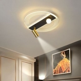 Luminária de teto exclusiva em acrílico para decoração e iluminação