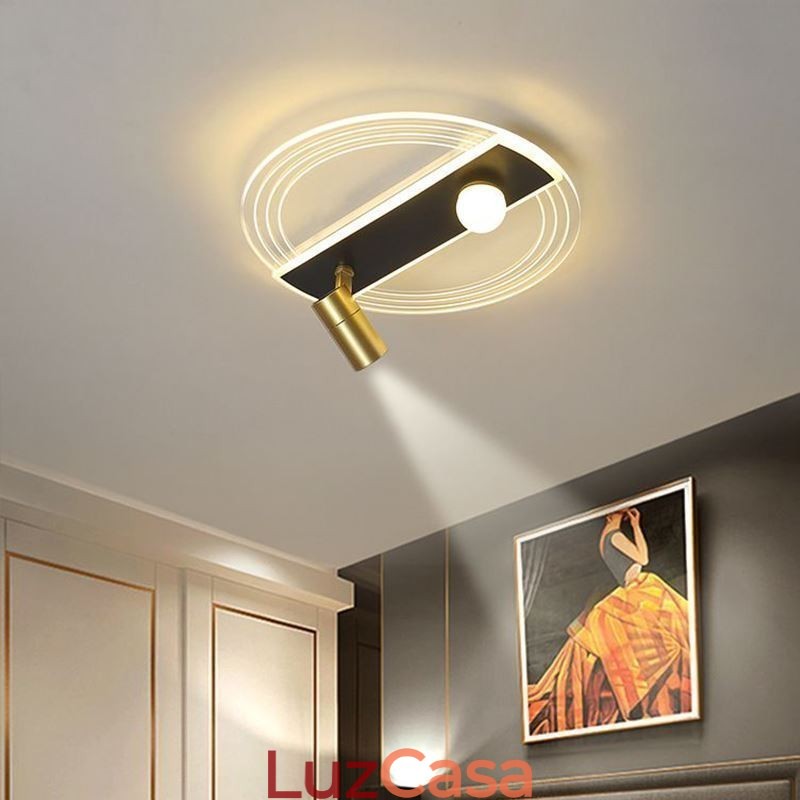 Luminária de teto exclusiva em acrílico para decoração e iluminação
